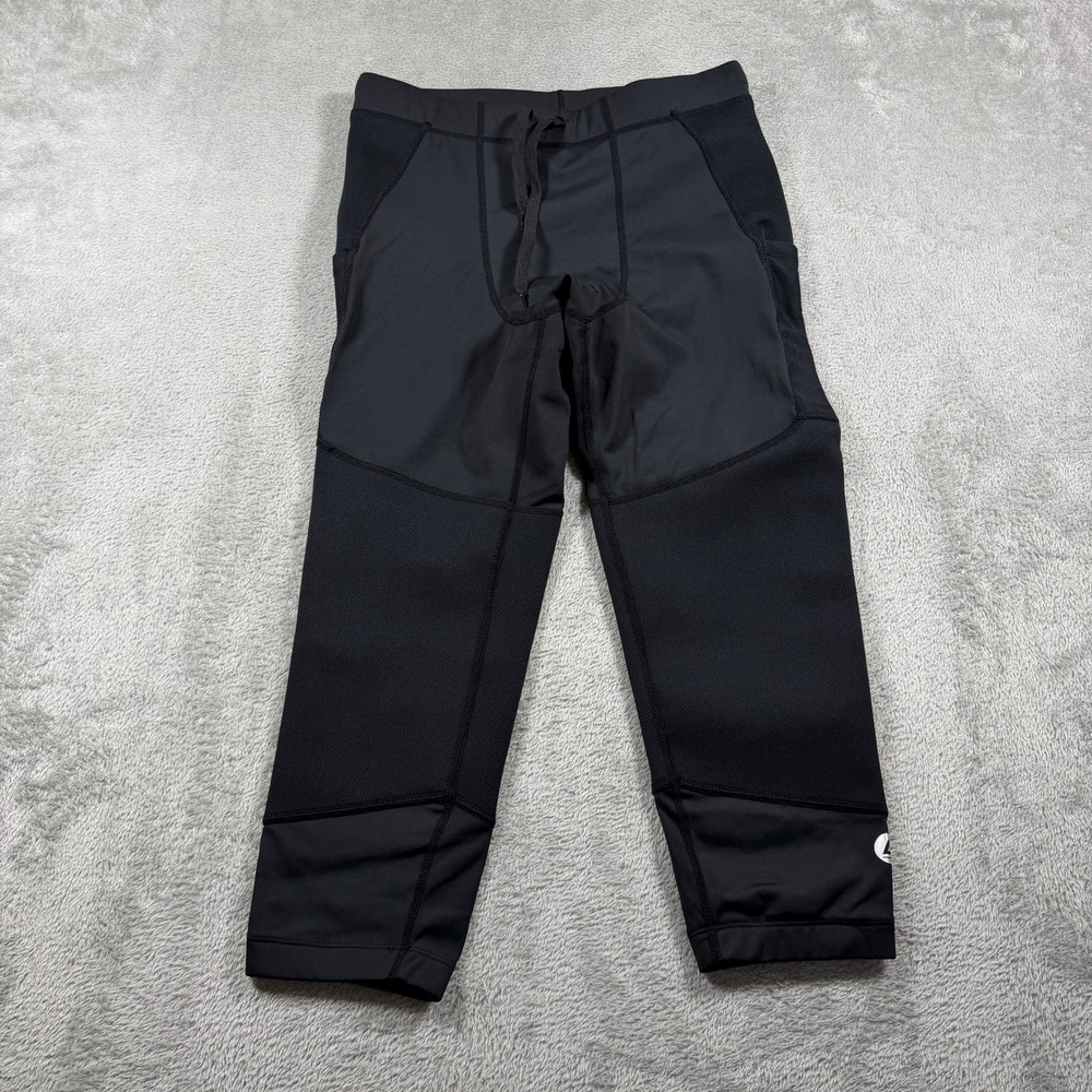 Bracelayer KS1 Alpine Bootcut Pants Men Large Black 7/8 Termal Base Layer NWT